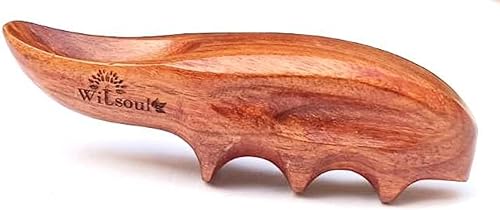 WITSOUL Masajeador de madera para pulgar, alivio del dolor, tejido profundo, punto de masaje, herramienta de masaje, herramienta de masaje (1 unidad)