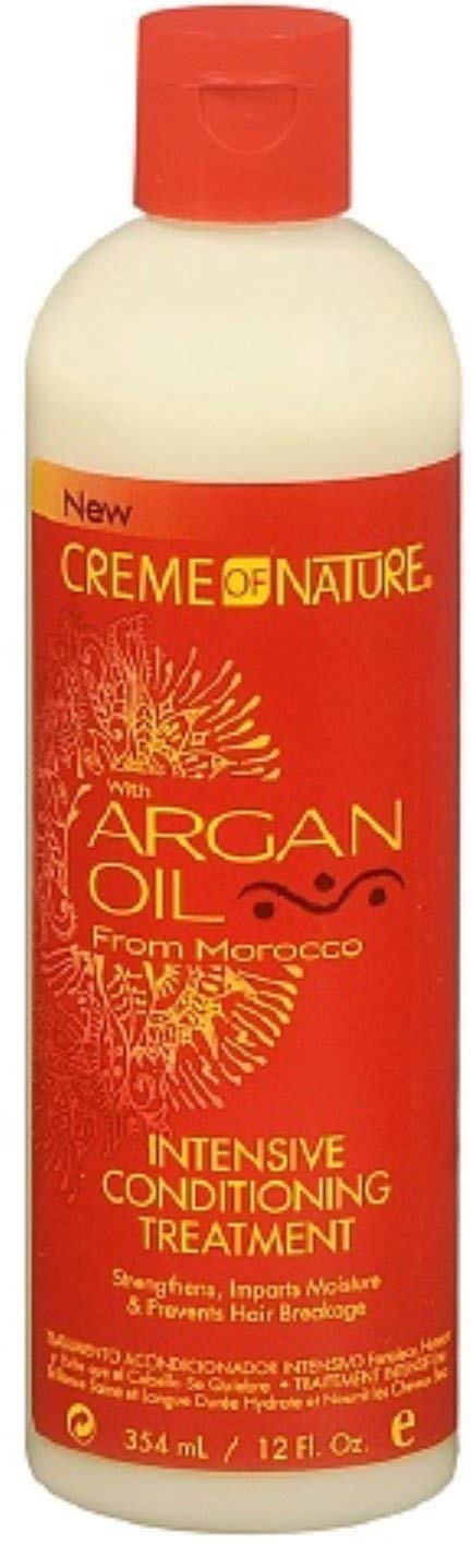 Creme of NatureU/S/H/ Crm/Nat Argan Oil Size 12z U/S/H/ Creme Of Nature Argan Oil Intense Treatment 12z Pack of 4