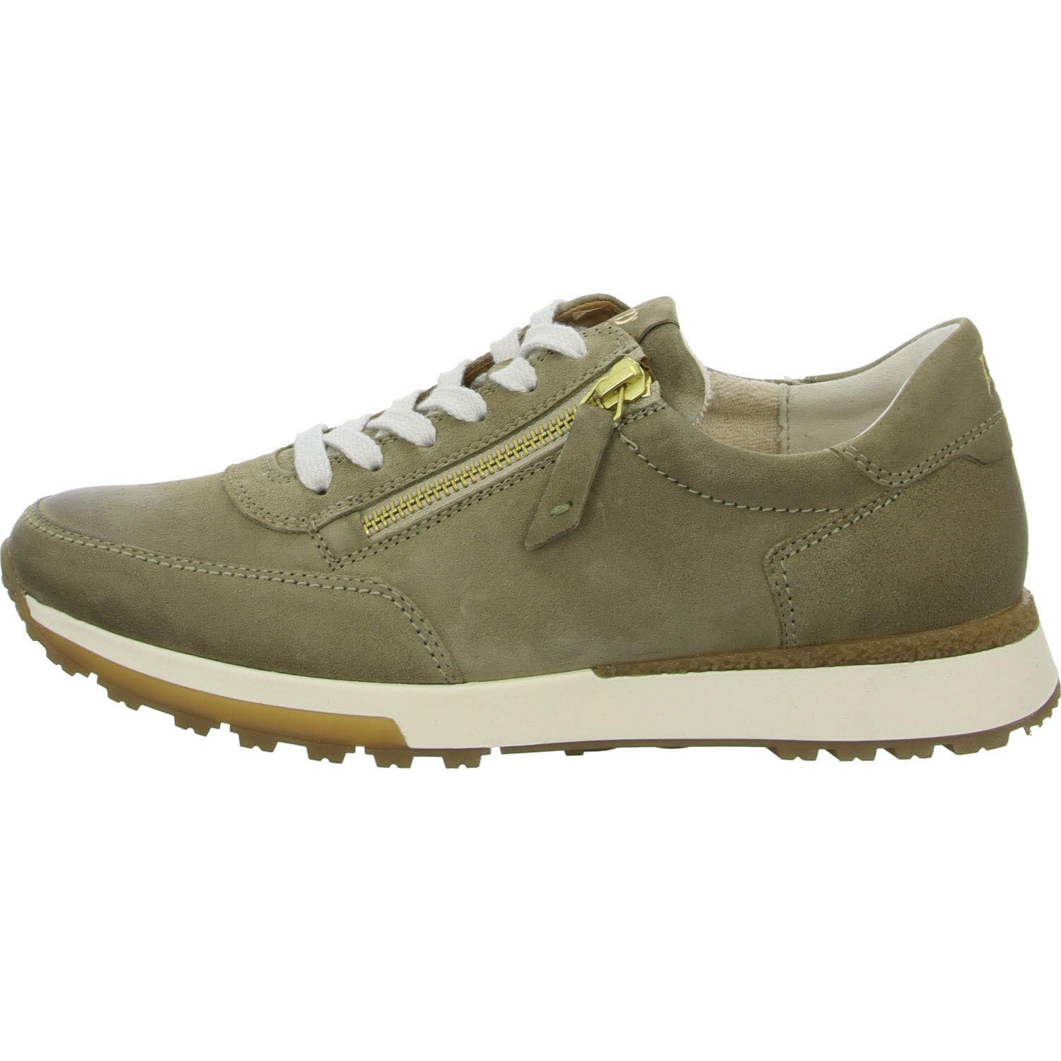 Paul Green Zapatilla 5310-097 Gris Piel Verde Mujer