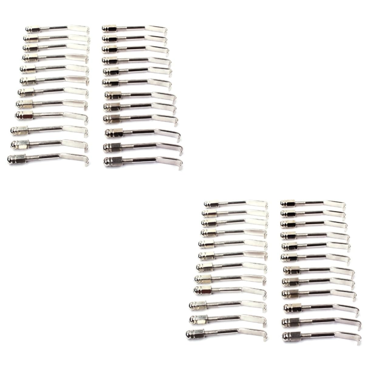 Toyvian 2 szt. Banjo akcesoria banjo części zamienne banjo mocowanie banjo standardowe części hak do banjo akcesoria bling akcesoria banjo hak banjo instrument muzyczny nakrętka komponent przyłączać