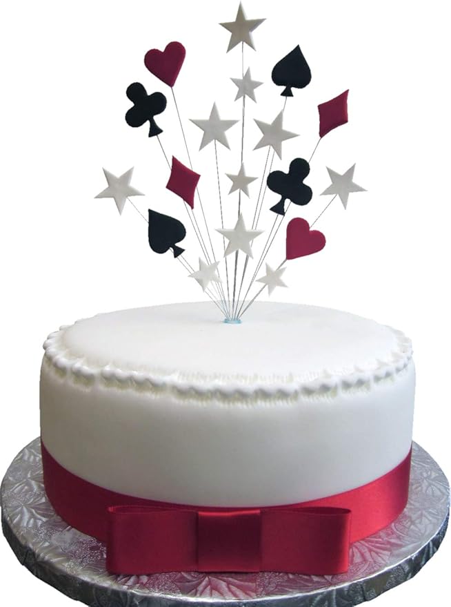 Karen S Cake Toppers Ensemble Decoratif Pour Gateau D Anniversaire Theme Poker Casino Symboles Cartes A Jouer Et Etoiles Blanc 1 Ruban En Satin Avec Nœud 1 M X 25 Mm Rouge Amazon Fr Karen S Cake Toppers Ensemble Decoratif Pour Gateau D Anniversaire Theme Poker Casino Symboles Cartes A Jouer Et Etoiles Blanc 1 Ruban En Satin Avec Nœud 1 M X 25 Mm Rouge Amazon Fr