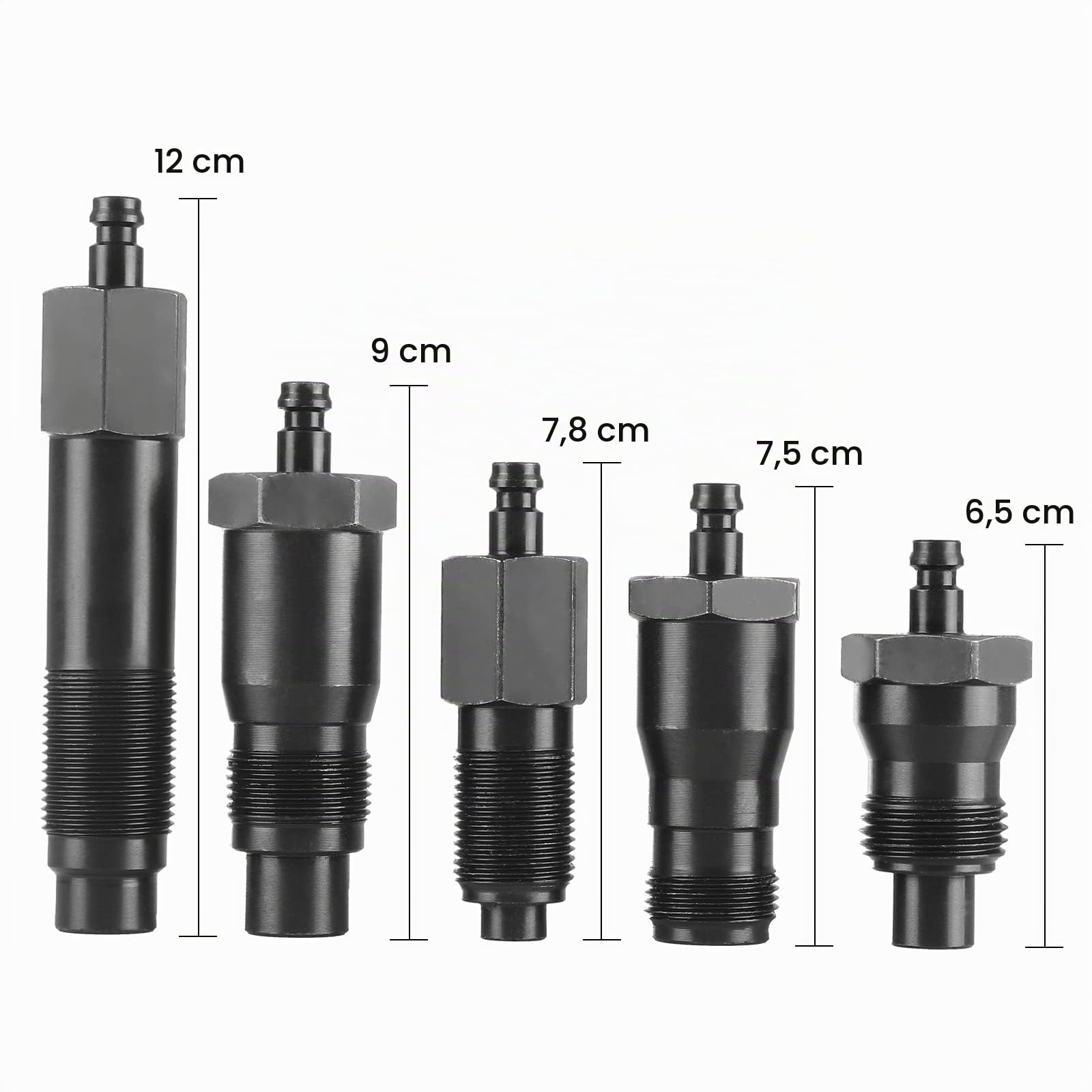 Testeur de compression de moteur diesel HSEAMALL,TDI CDI Cylinder Pressure Diagnosis Tool,Auto Car Tractor Diesel Engine Testing Gauge Manometer Kit