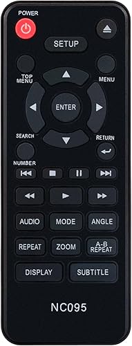 NC095UL NC087UH Reemplazo remoto para reproductor de DVD Sanyo FWDP105 FWDP105F FWDP105FA FWDP105FB FWDP105F B FWDP175F FWDP175FA NC095 NC087