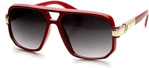 Miniatura 5 de zeroUV - Gafas de sol clásicas de aviador de plástico con marco cuadrado