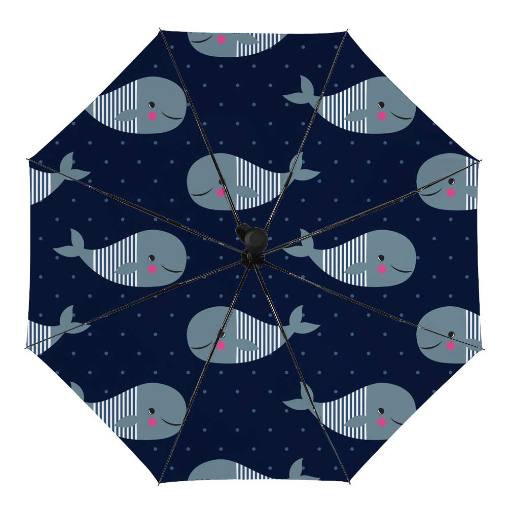 Parapluie pliable manuel imperméable et coupe-vent pour extérieur - 5