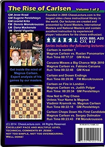Chess Lecture The Rise of Carlsen - 2 DVDs Volume 100