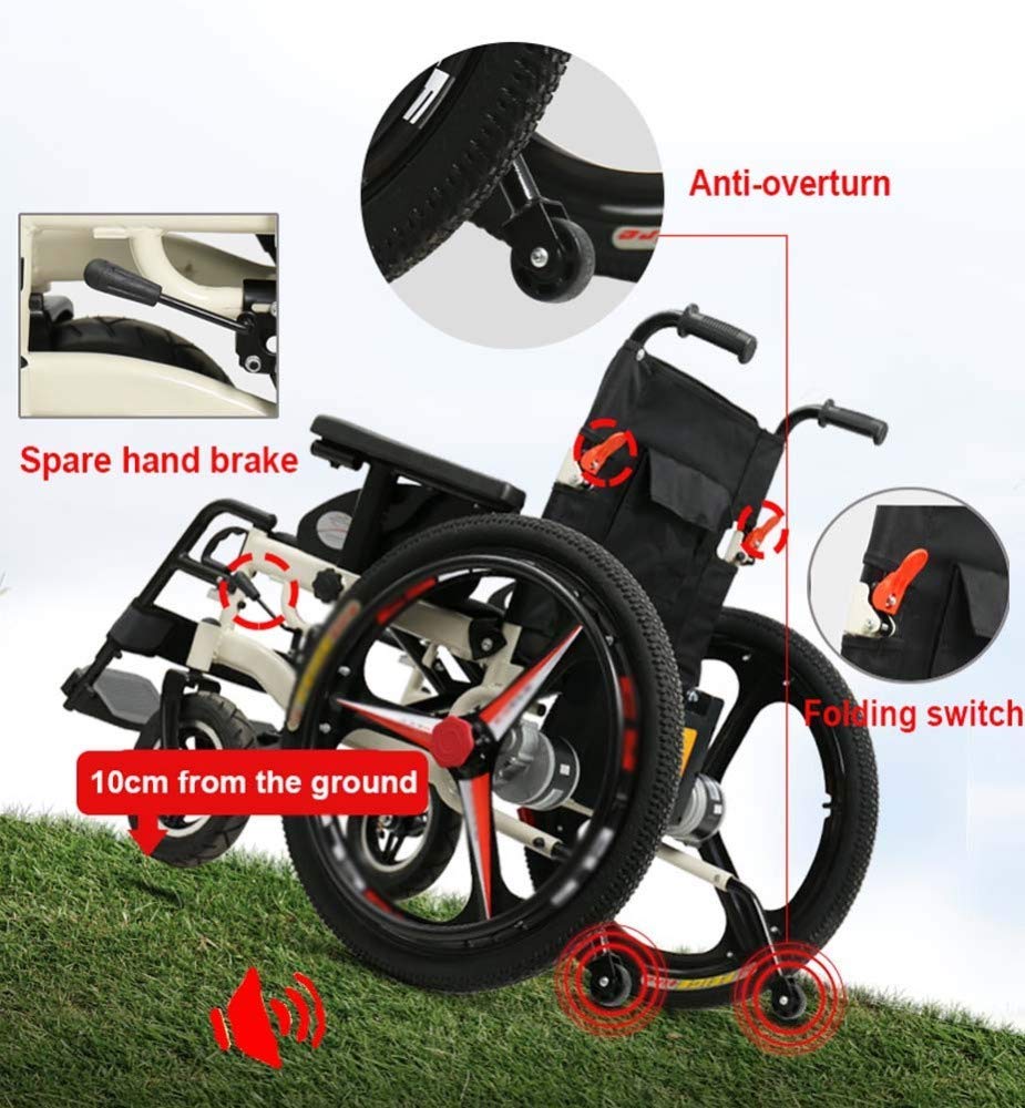 Amazon.co.jp: 電動車椅子折りたたみ式電動車椅子軽量高齢者障害者用四
