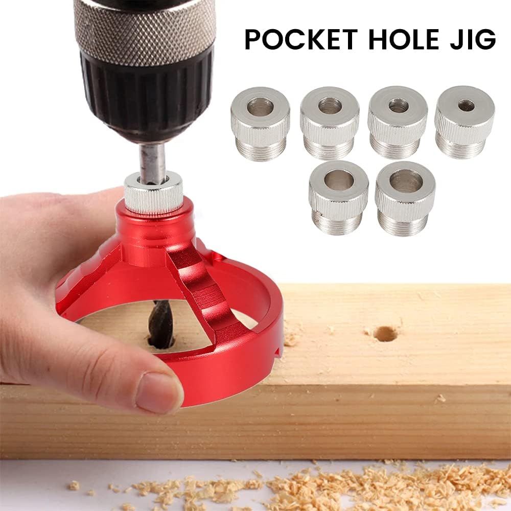 Straight Hole Drilling Positione, Drill Press Guide Jig, Straight Hole Drill Locator, 90 Degree Drill Bit Jig 5/6/7/8/9/10 mm Drill Bushings Aluminum Alloy Vertical Hole Woodworking Tool