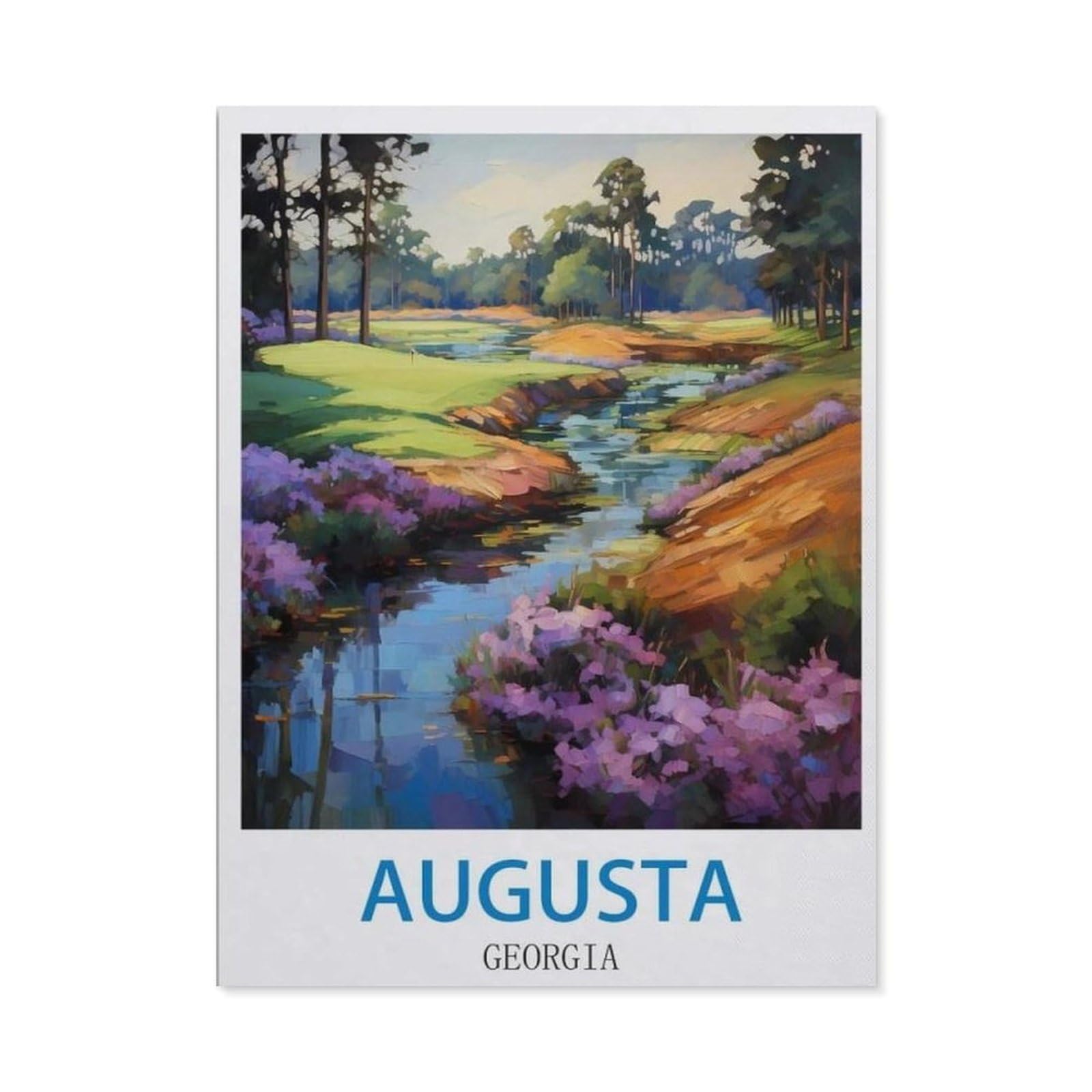 BEAYODKP DIY 5D Diamond Painting，Augusta Georgia（40x50cm）