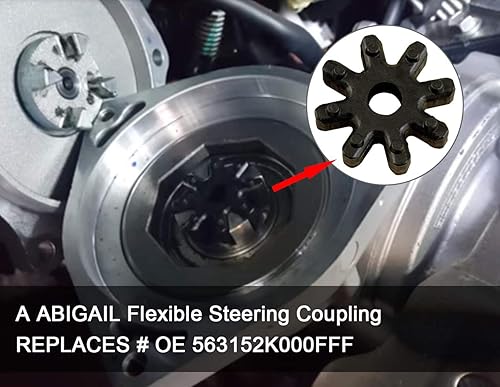 Miniatura 4 de Columna de dirección flexible MDPS Motor para Sonata Elantra Santa Fe Azera Veloster Kia Soul Optima Forte Cadenza reemplaza 56330-4Z000