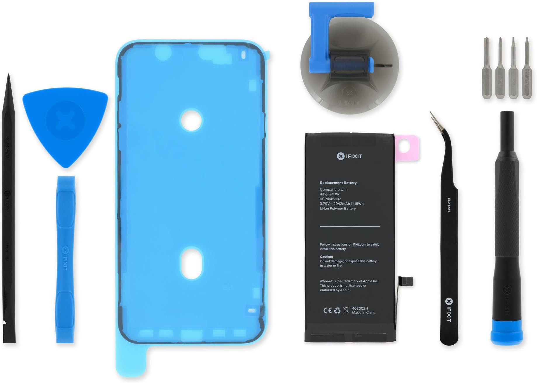 Battery Compatible with iPhone XR - Repair Kit