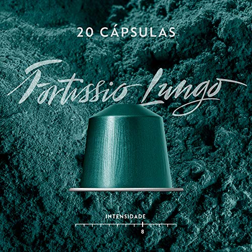 Cafeteira Nespresso Inissia Preta 220V e Seleção Lungos 50 cápsulas de café