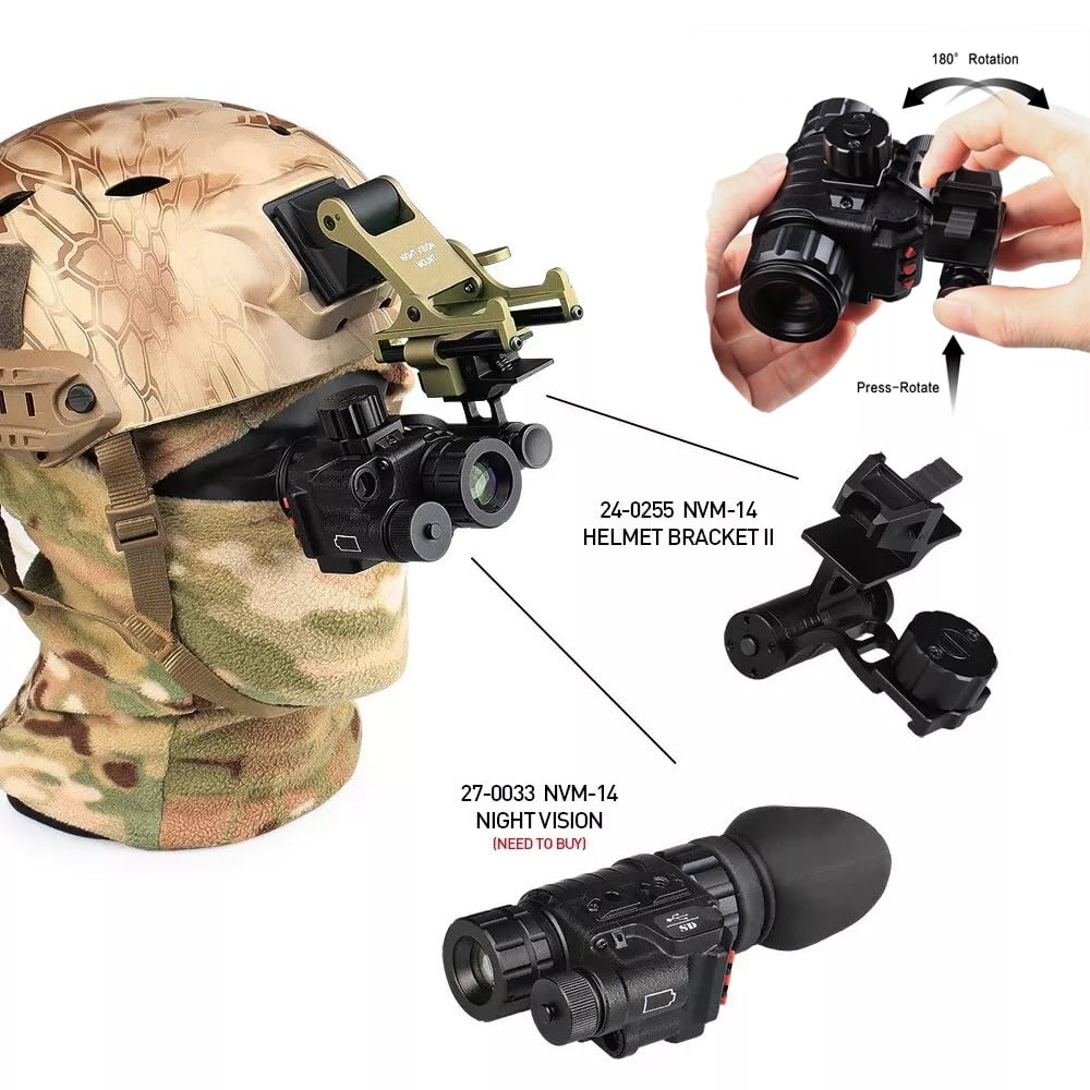 G14 ハウジング　PVS NVG Amazon.com: PVS-14 Night Vision Mount Dovetail J Arm NVG Mount NVM