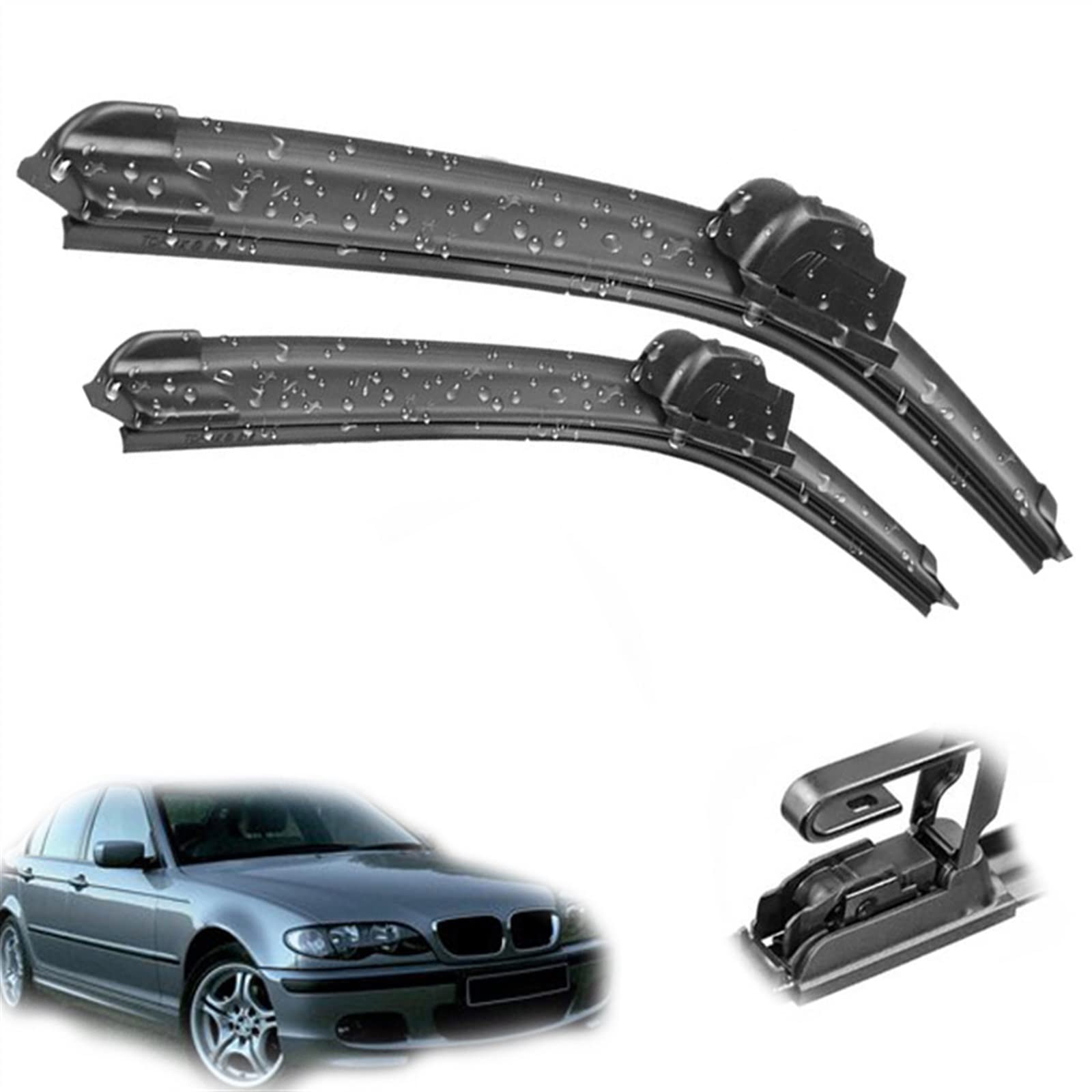 22 "20" Tergicristallo Anteriore Spazzole per B&M&W Serie 3 M3 E46 1998 1999 2000 2001 2002 2003 2004 2005 2006 Anteriore Parabrezza Finestrini Tergicristallo