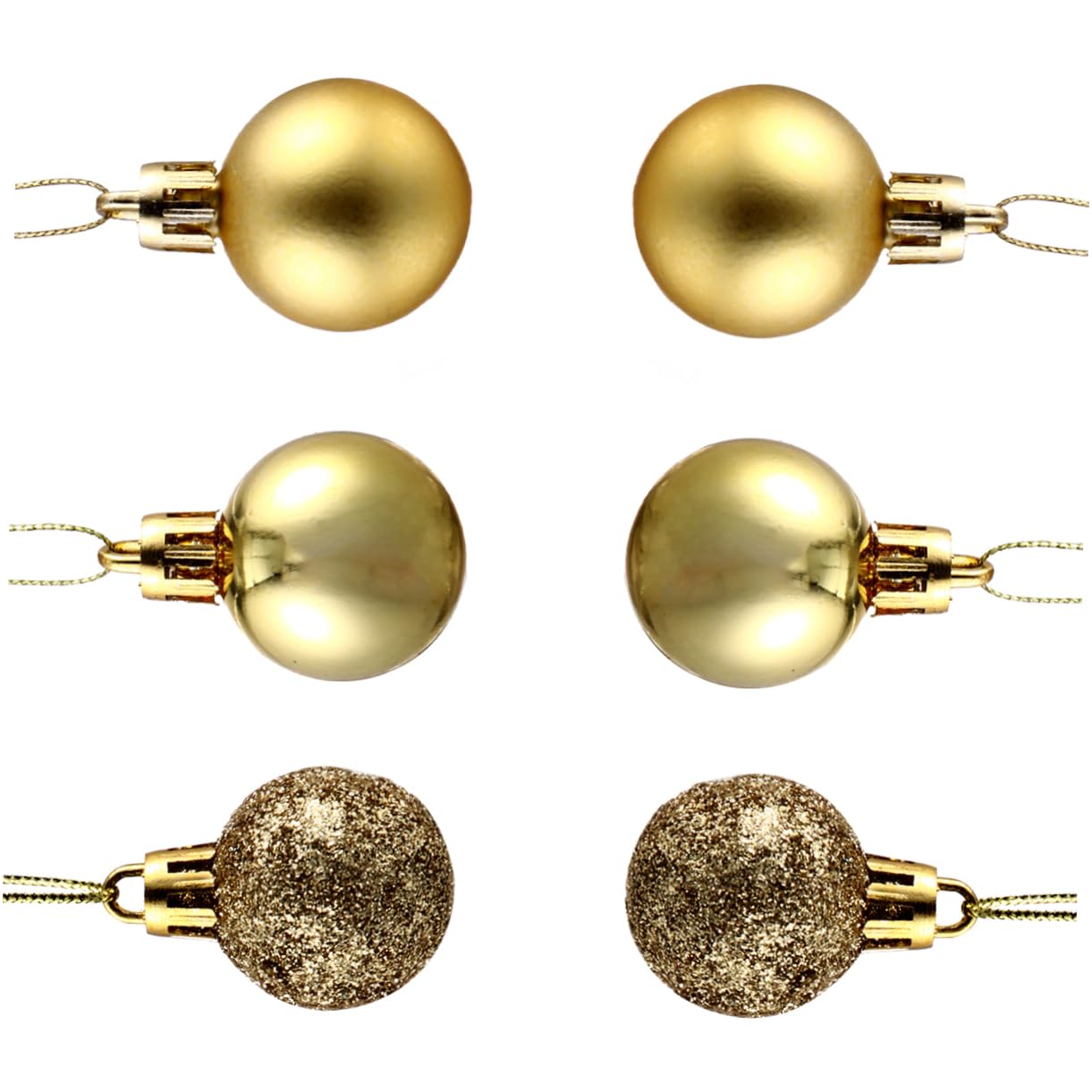 Ciieeo 3 Juegos Elegantes De Adornos Decorativos para Árbol De Navidad Colgantes para Decoración Festiva 48 Piezas X 3