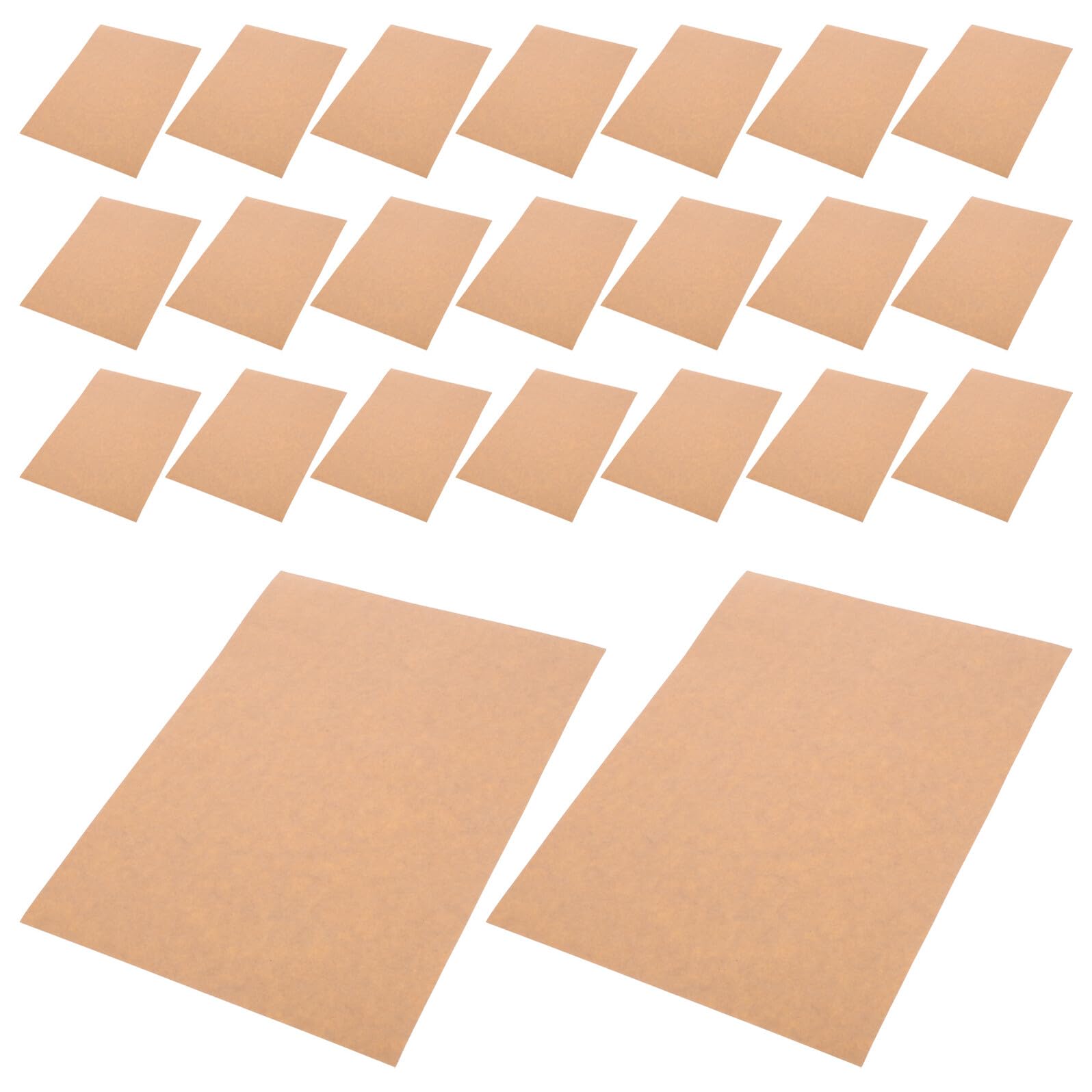iplusmile 50 fogli Etichette Adesive Carta Kraft Autoaderenti per Stampanti Laser e Inkjet Resistente allo Sbiadimento Compatibili per Ufficio e Magazzino
