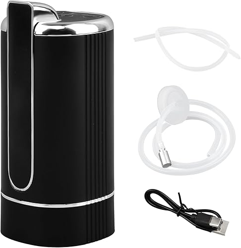Miniatura 9 de Bomba eléctrica dispensadora de agua para botella de 5 galones, boquilla de agua plegable inteligente, dispositivo de succión compacto para agua