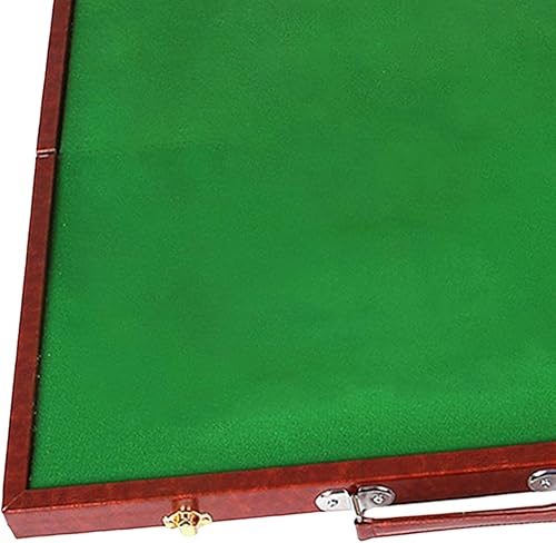 Miniatura 6 de DYNWAVE Mini mesa plegable Mahjong,Juego de mesa de tiempo libre,Juego de azulejos de juego de actividades