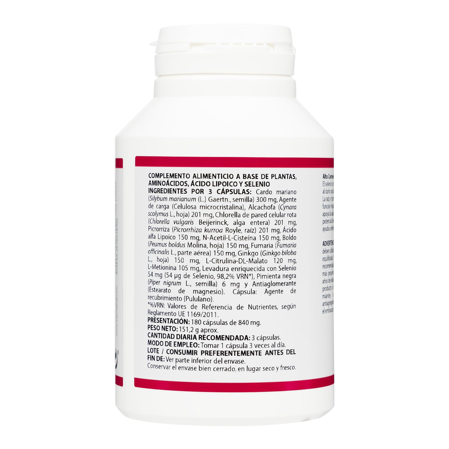 Equisalud Holomega Hepaclean 180 Cap