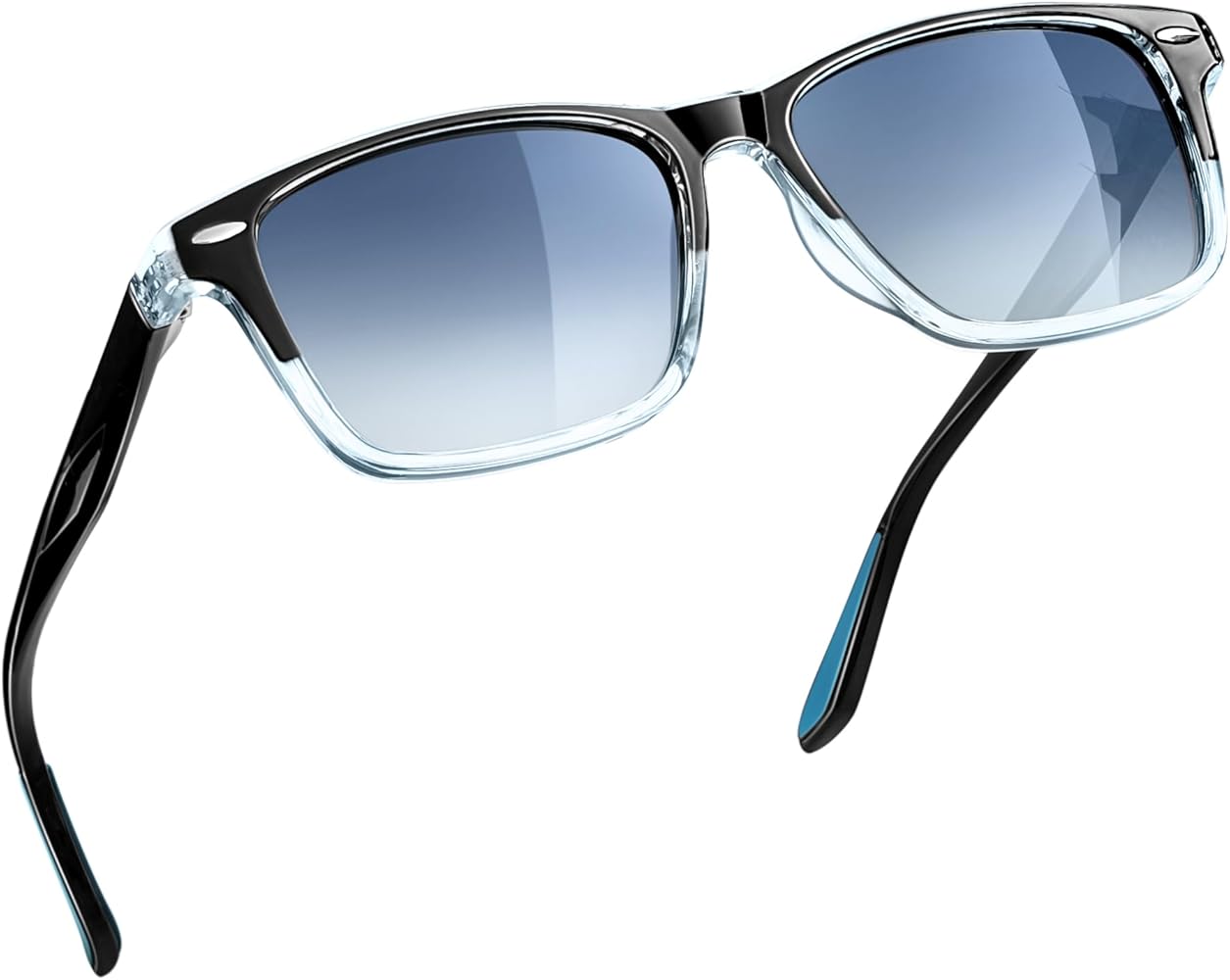 キャリー ウェリントンサングラス ブルーレンズ サングラス メンズ レディース ブランド 大きい スポーツ ブルー