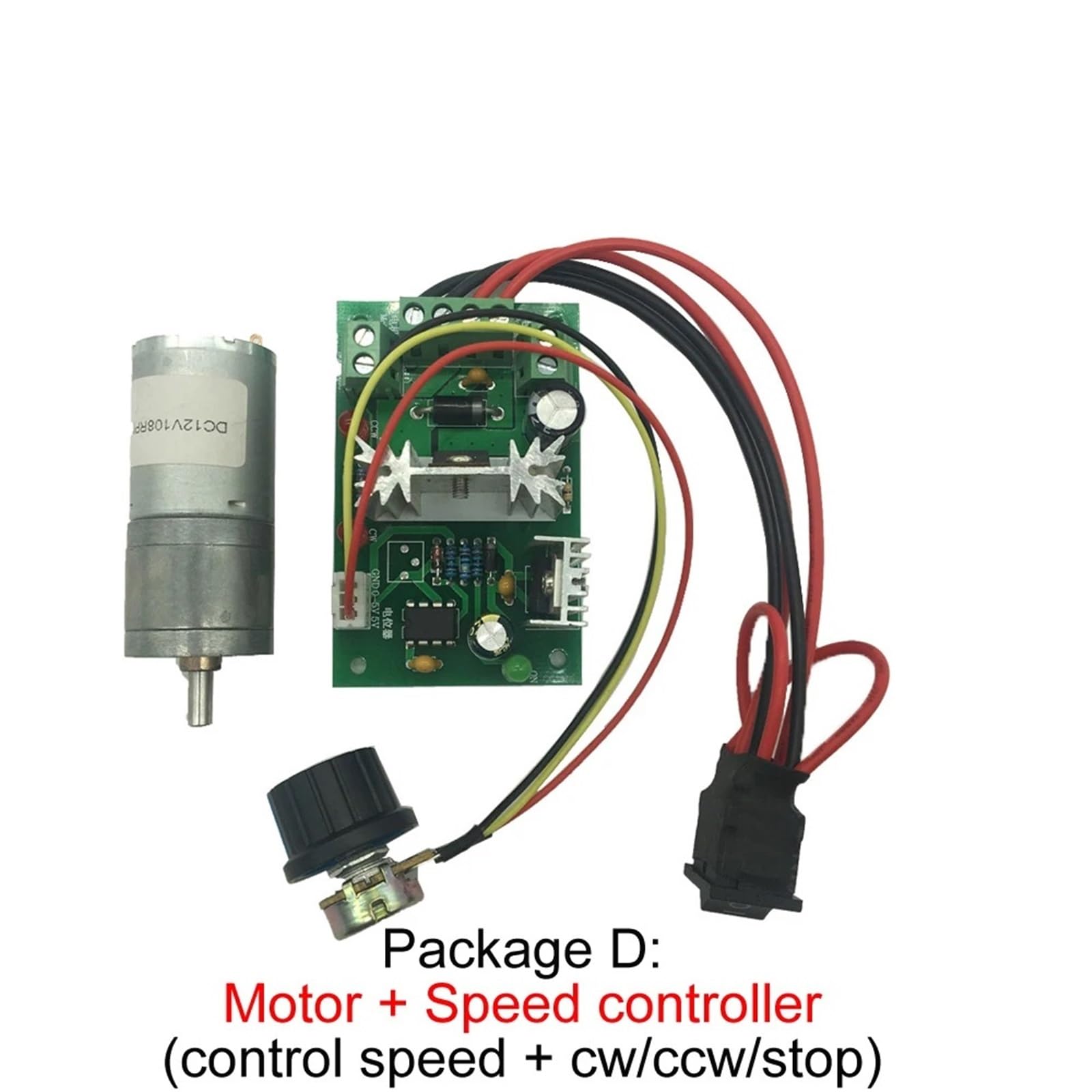 Motorreductor JGA25-370 de 12 V CC, robot de bajas revoluciones y alto par, micromotor de 6 V, reductor de 12 V y 24 V CC.(Package A,60rpm)