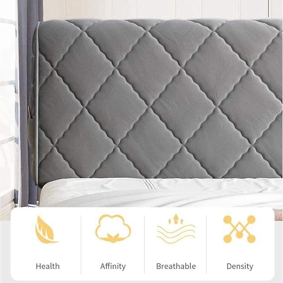 Stretch Dustproof SlipCover Headboard Covers Bed Headboard Cover Stretchy Bed Headboard Slipcover for Single, Double, King Headboard (Color : Green, Size : 2m)