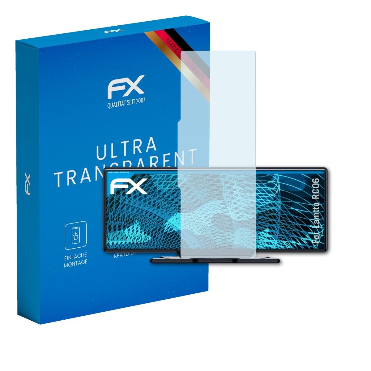 atFoliX Screen Protection Film compatible with Lamtto RC06 Screen Protector, ultra-clear FX Protective Film (3X)