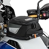 Loboo Motorcycle Tank Bag Expandable Motorcycle Bag, Magnetic Suction Quick Release ,Compatible With CFMOTO 400GT 250CL-X 450SR 450NK ~ (BTB10, Tank Bag Base Adapter 601)