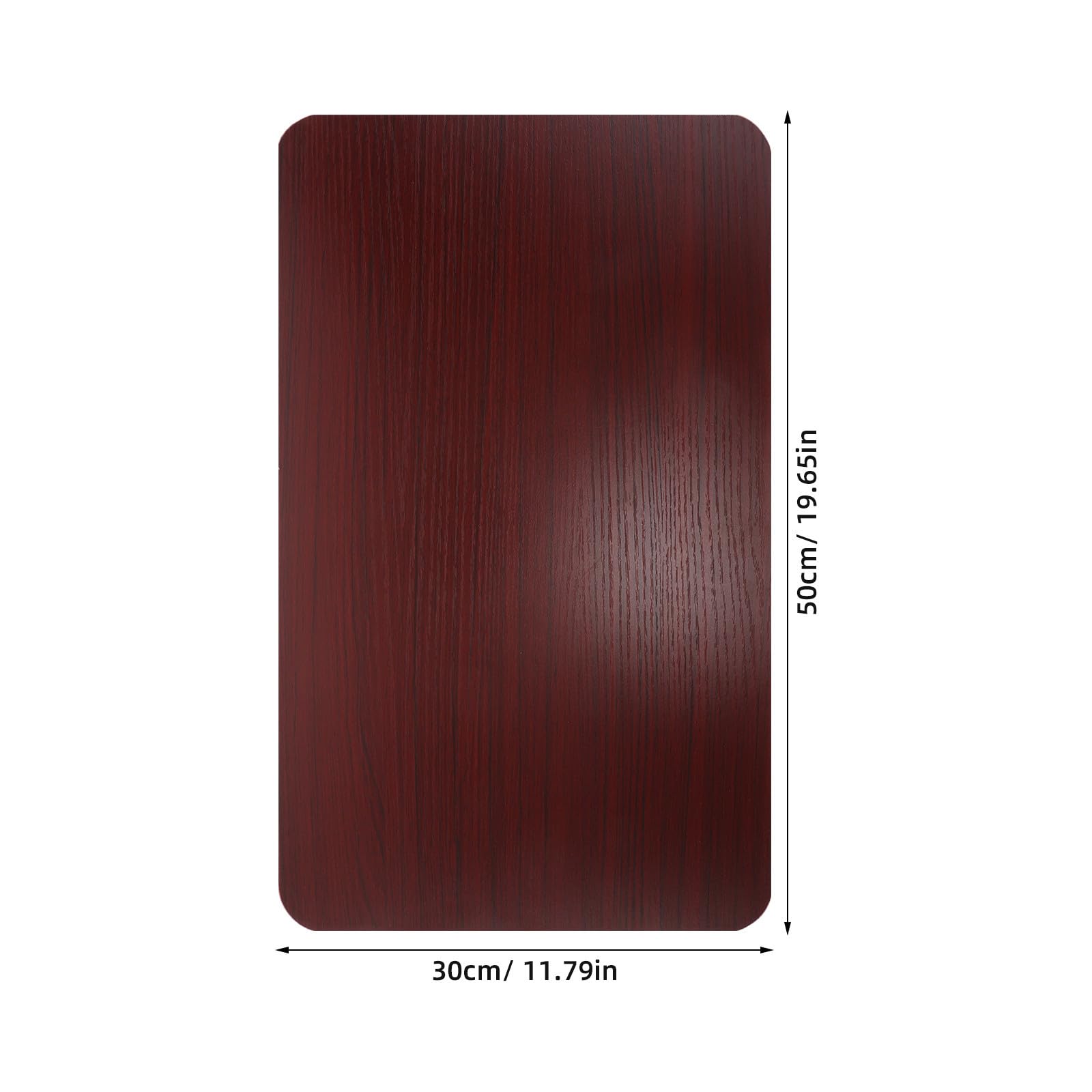 Tablero de Mesa Auxiliar Rectangular de Madera, 50x30cm, Marrón Claro, para Mesa de Centro, Comedor, Hotel o Espacio de Trabajo, para Cocina y Salón