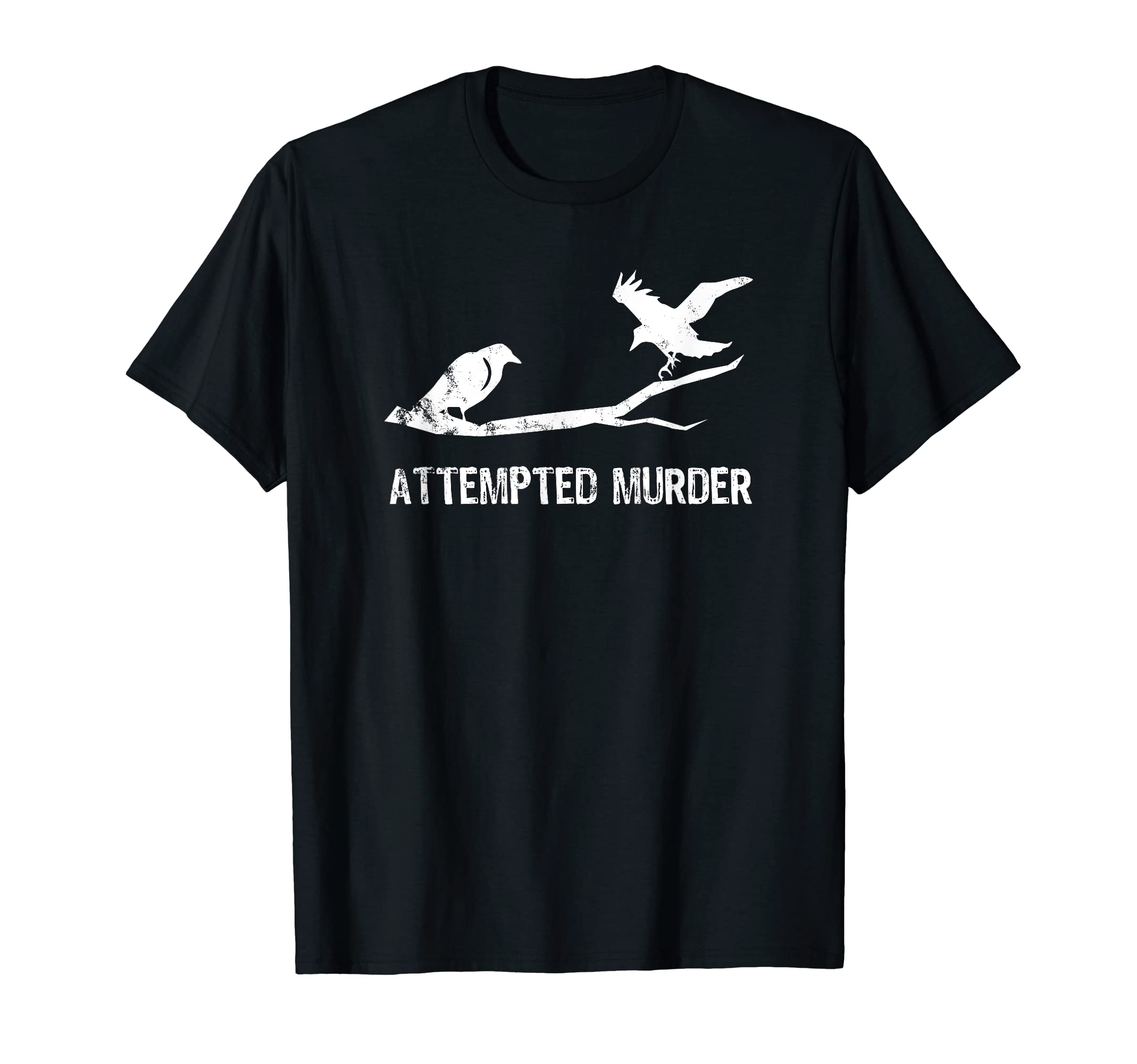 Ornithology Crows Grunge literary readers T-Shirt