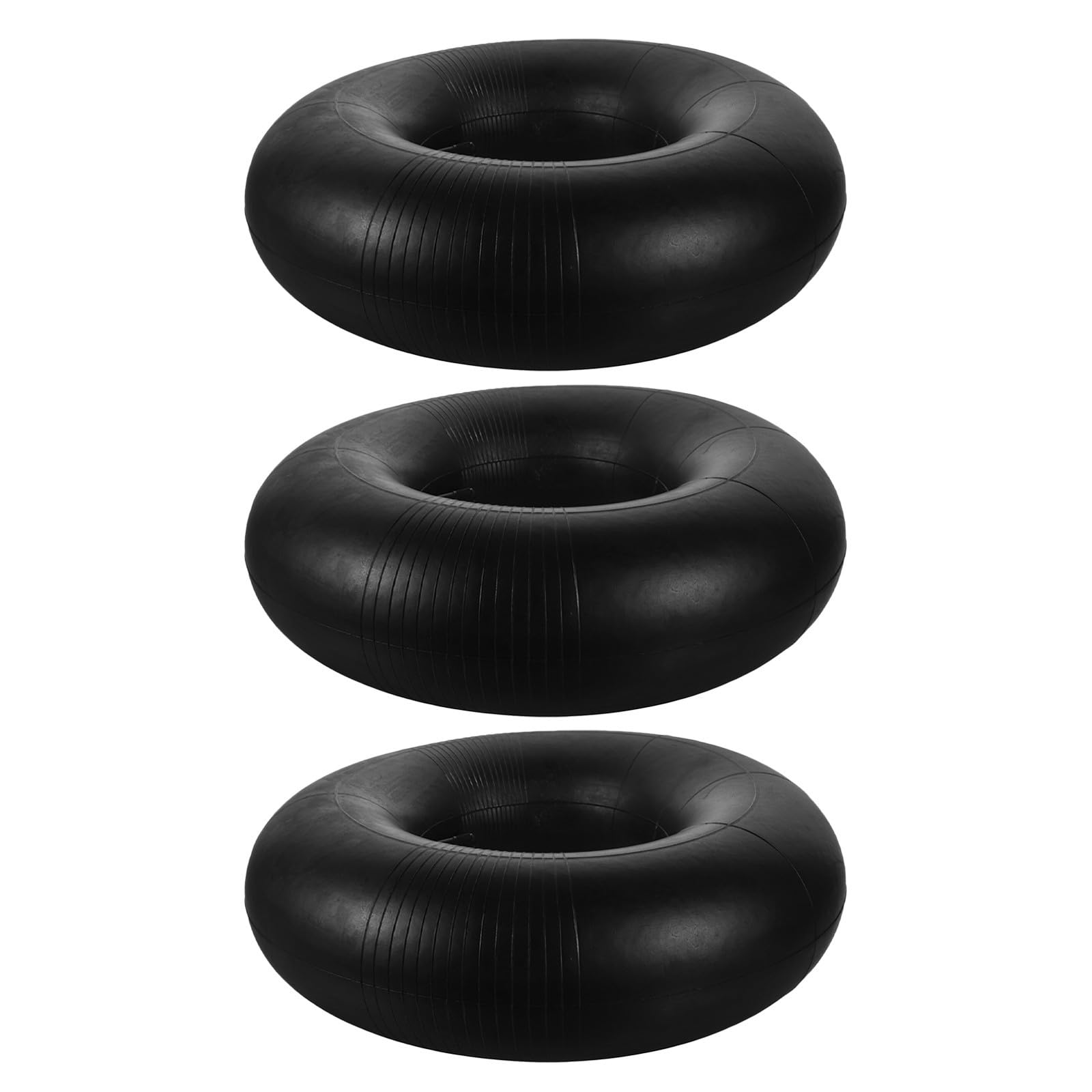 ifundom 3 Stück Ersatzreifen und Schlauch für Rasenmäher Traktor 15x600 6 Gummi mit Geradem Ventil Hohe Elastizität Geeignet für Gartentraktor und Rasenmäher