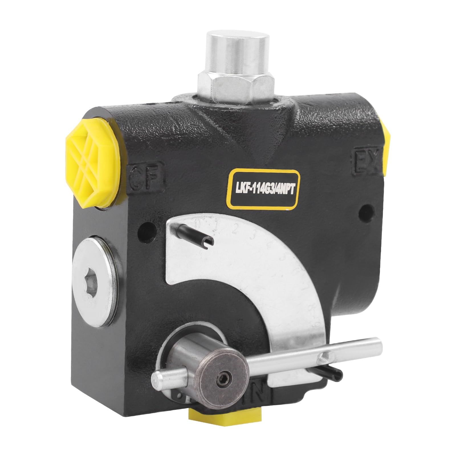 Vanne hydraulique régulateur de courant pour micro-tracteur et benne basculante
