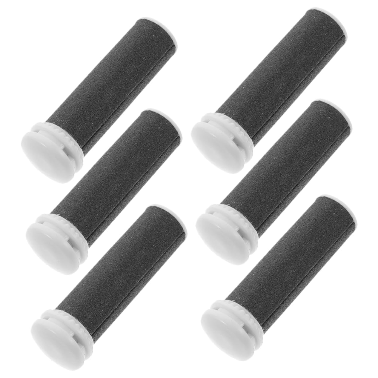minkissy6pcs Tools Electric Pedicure Rollers Electric Foot File Roller Pedicure Roller Heads Pedicure Accessories Foot File Roller Replacement Foot File Roller Heads Sandpaper Abs Pedal