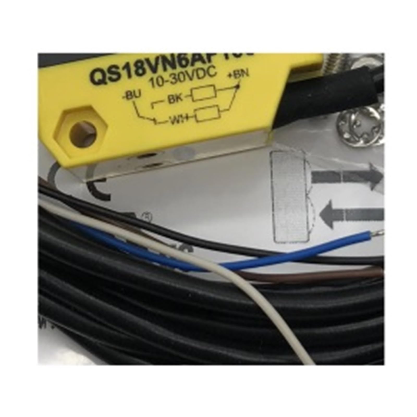 Cellule photoélectrique QS18VN6LV miniature pour contrôle de présence d'objet