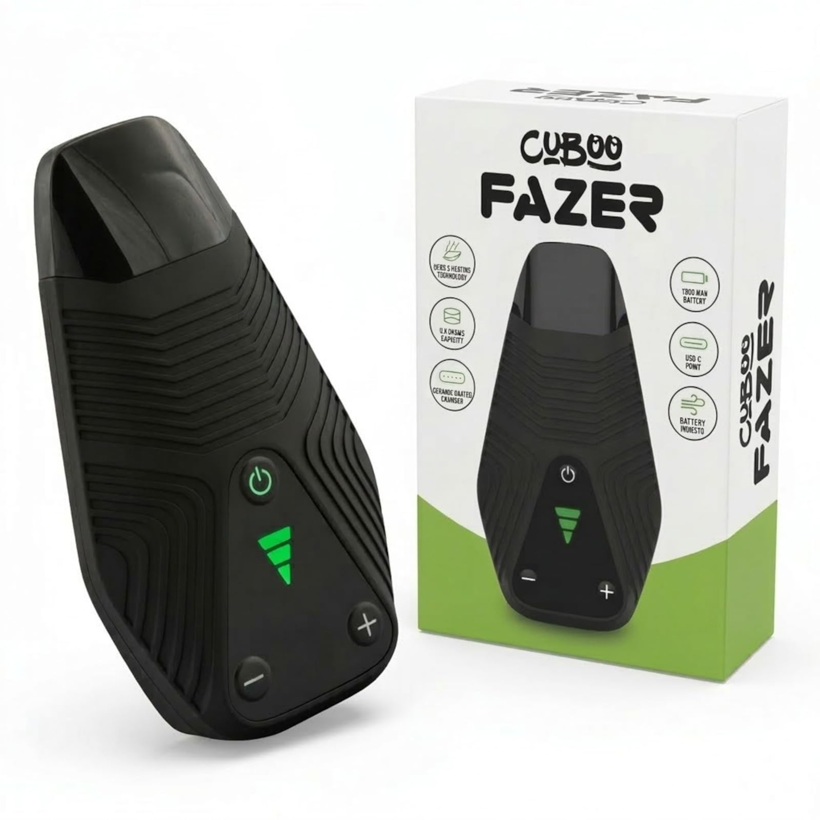 Fazer Kräuter-Vaporizer | mobiler Kräuter-Verdampfer | Diskret | Zirkonium-Luftweg | Einfache Reinigung