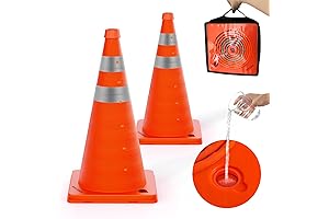 BATTIFE Traffic Safety Cones: Essential Tools for Driving Precision