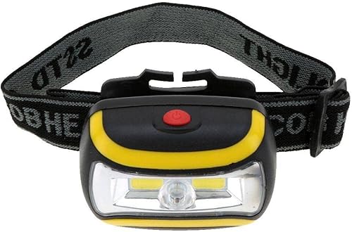 PULABO COB Lámpara de cabeza ultra brillante 3W LED lámpara de cabeza portátil Faros de camping para actividades al aire libre negro práctico y