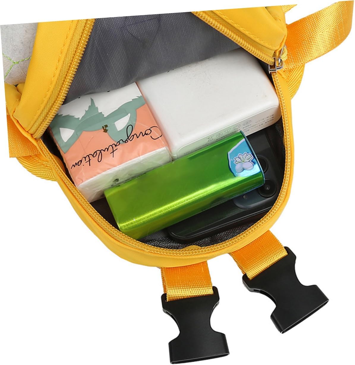 Milisten Pet Self-Wearing Backpack for Dogs and Cats Lightweight Outdoor Carrier with Reflective Design for Hiking and to Wear Backpack Harness for Pets