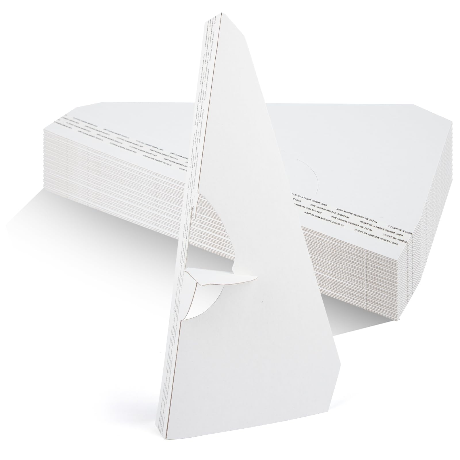 Golden State Art, 15 Inch Self Stick Easel Back, 50 Pack, White