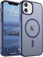 Vista 195 de SUPFINE - Funda magnética para iPhone 13 Pro Max (compatible con MagSafe), (protección contra caídas de grado militar de 10 pies), delgada, Negro