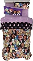 Vista 102 de Franco Bratz Fashion Bedding - Juego de edredón y sábanas súper suaves de 7 piezas con funda, tamaño Queen, (producto 100% oficial)