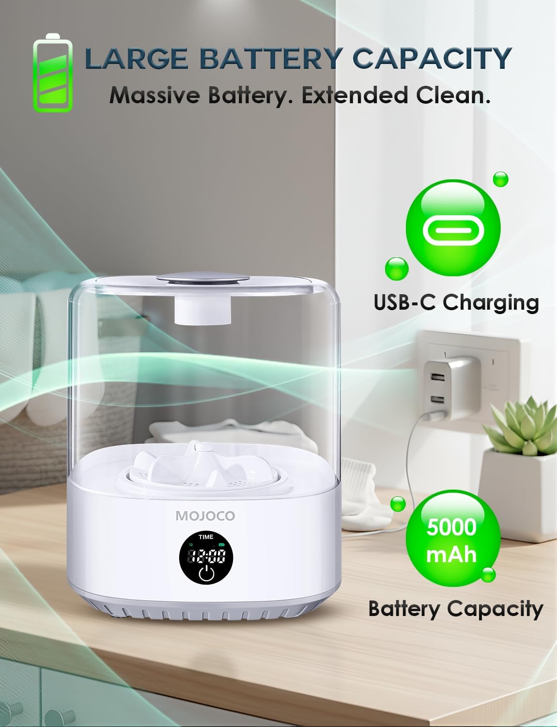 Portable Dryer & 3L Battery-Operated Washing Machine for Apartments, Dorms, and Travel