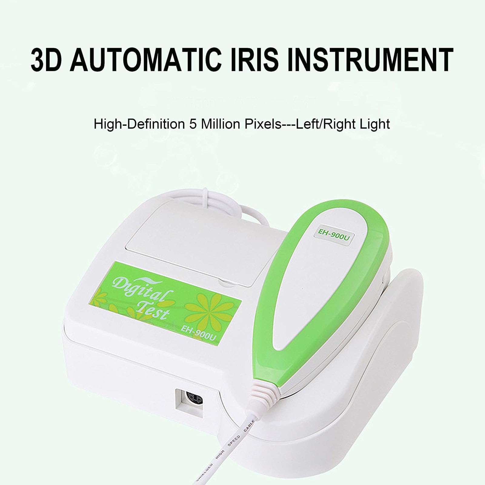 Telecamera di analisi dell'iride, Analizzatore Dell'iride Alternata con Obiettivo dell'iride HD 30X e Software di Analisi Senza Driver, Focus Regolabile ad Alta Risoluzione 2560 x 1920