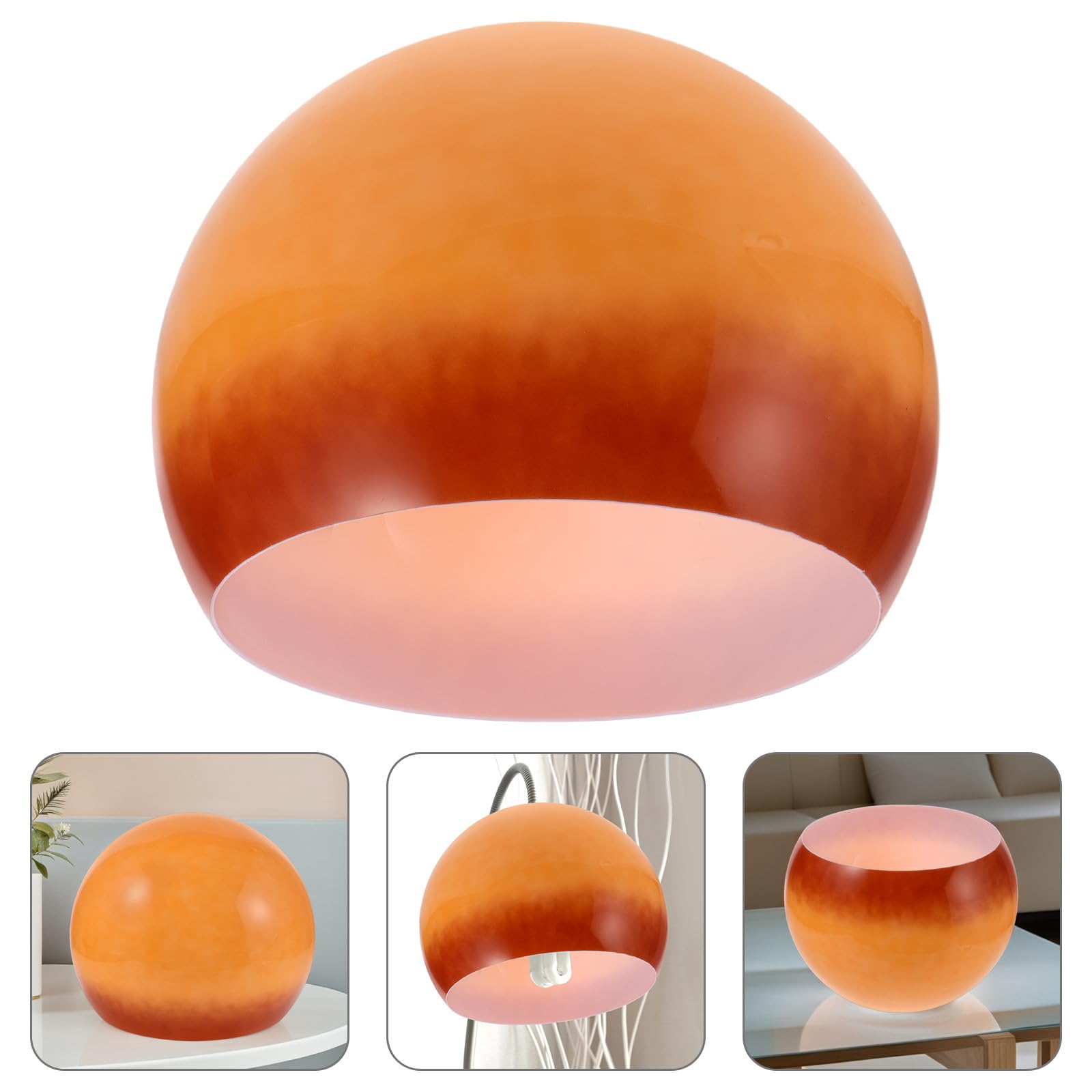 Runder Lampenschirm 25cm aus Kunststoff für Stehleuchte