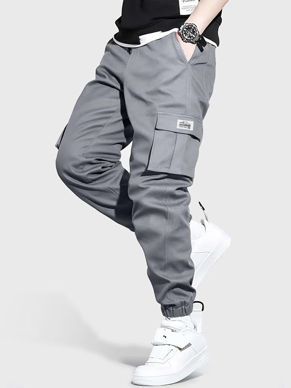 HOTake Mens Sweatpants with Pockets Cargo Pants for Men Hiking Pants Men image 2