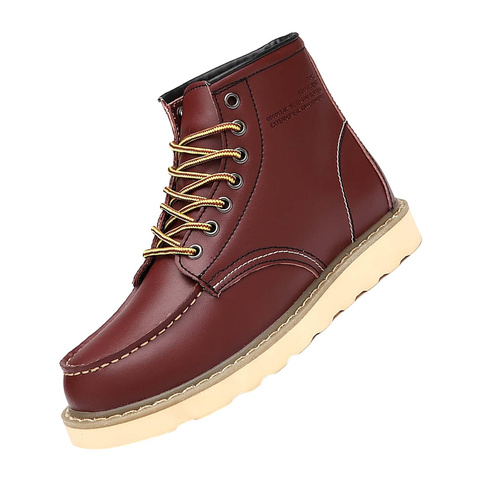 Chaussure Homme Hiver Bottes de Neige pour Hommes Bottes de Neige Montantes pour Hommes Baskets Respirantes Chaussures Chaudes Rembourrées pour l'hiver Chaussure de Neige Femme