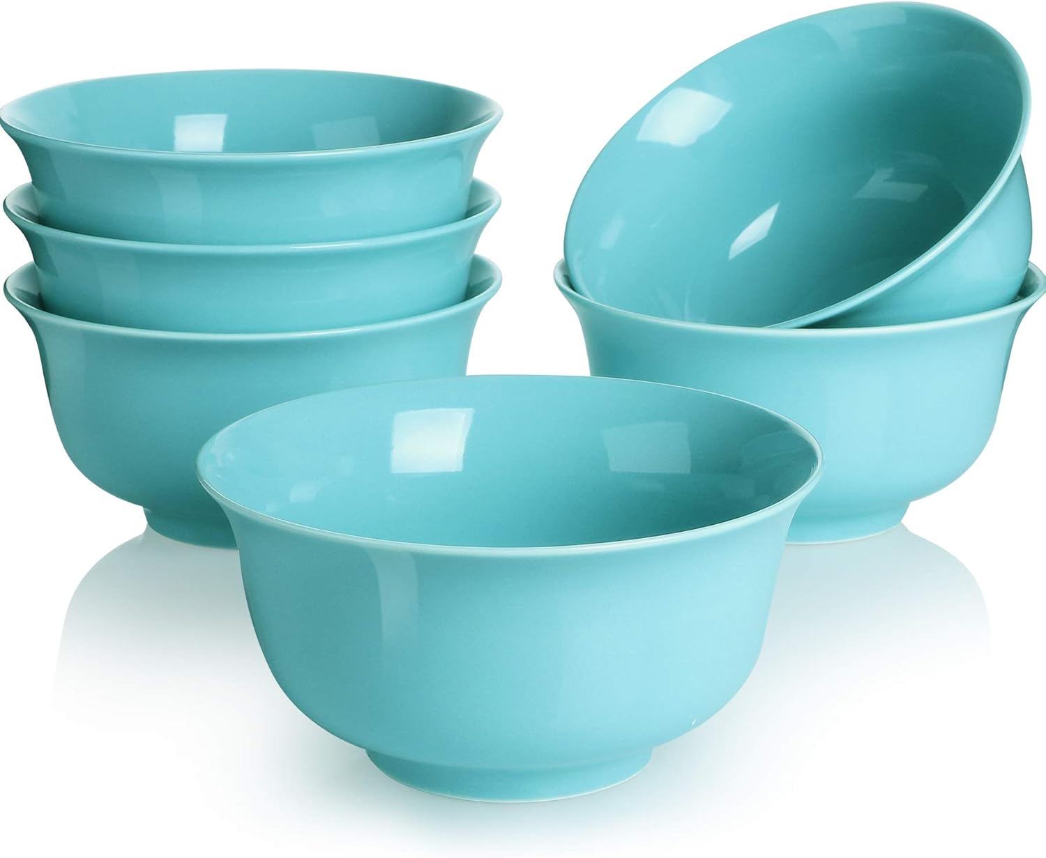 Teocera Soup Bowls, Cereal Bowl Set, 30 Ounce for Salad