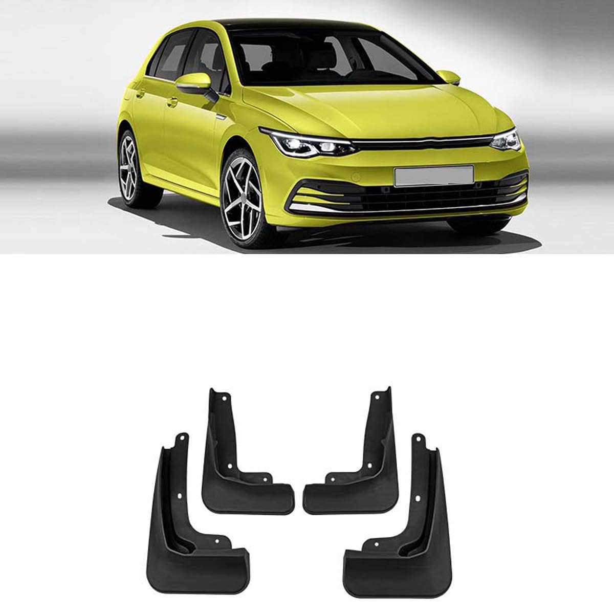 Car mud flaps,Compatible with VW Golf 8 2020-2023,Car exterior accessories