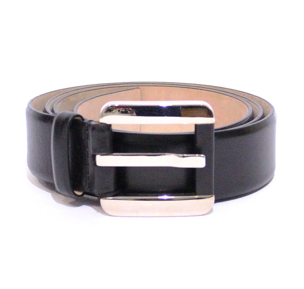 Dolce & Gabbana D&G Cintura Uomo Asta Dritta Vitello Lucido DC0891E14F col. Nero tg. 110 cm