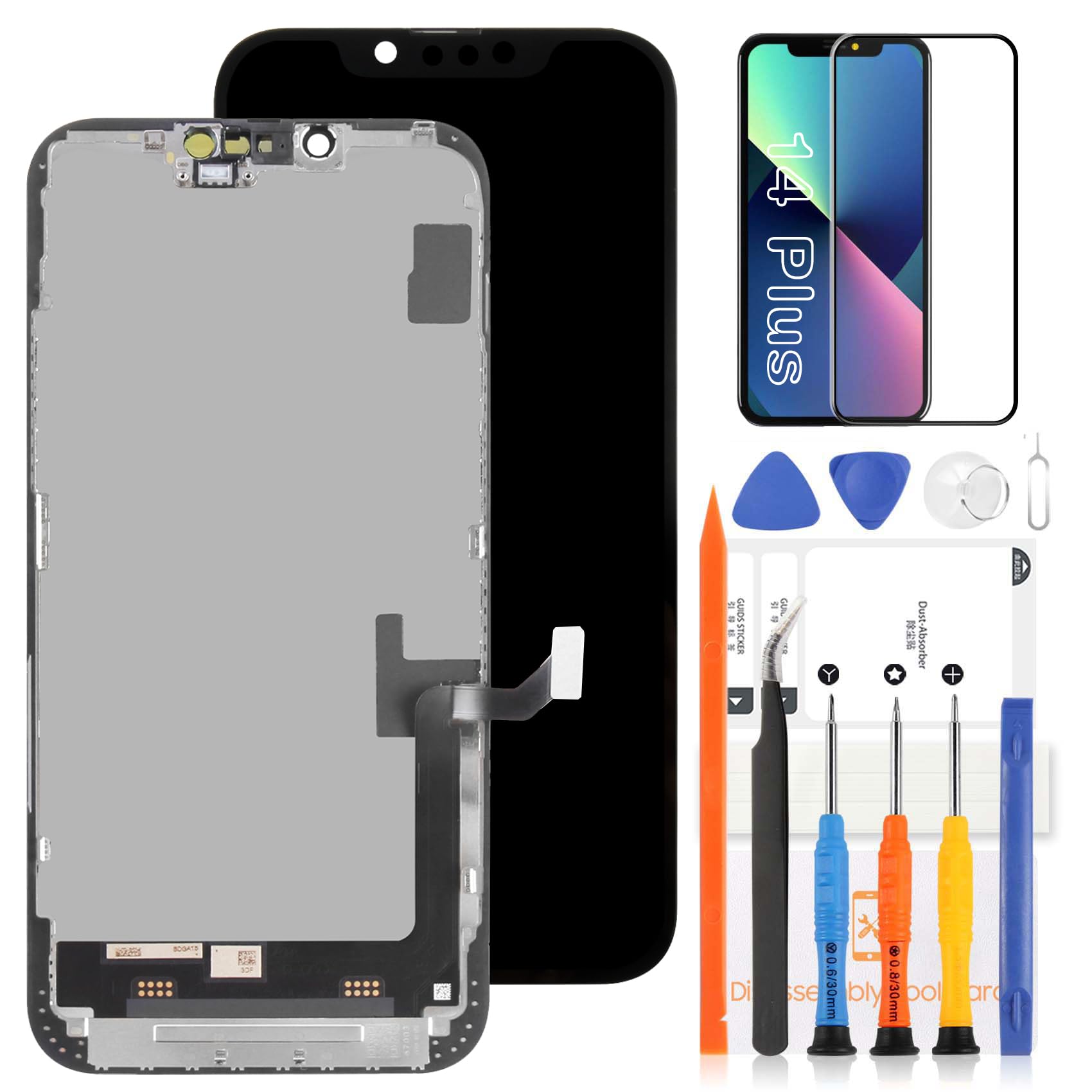 Amazon.com: for iPhone 14 Plus Screen Replacement 6.7 inch